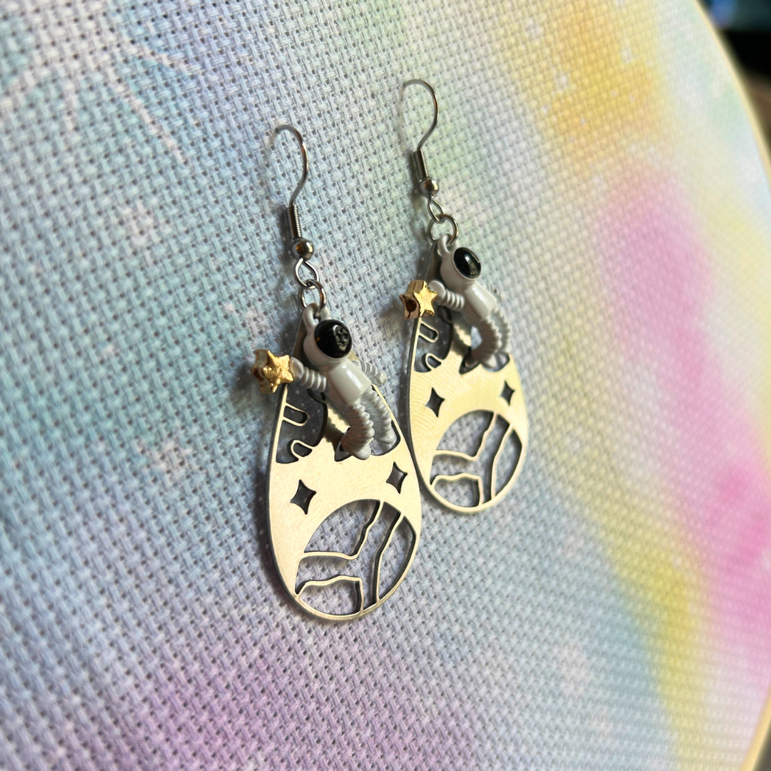 Getting Spacey Drop Earrings