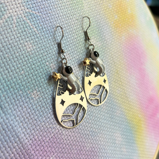 Getting Spacey Drop Earrings
