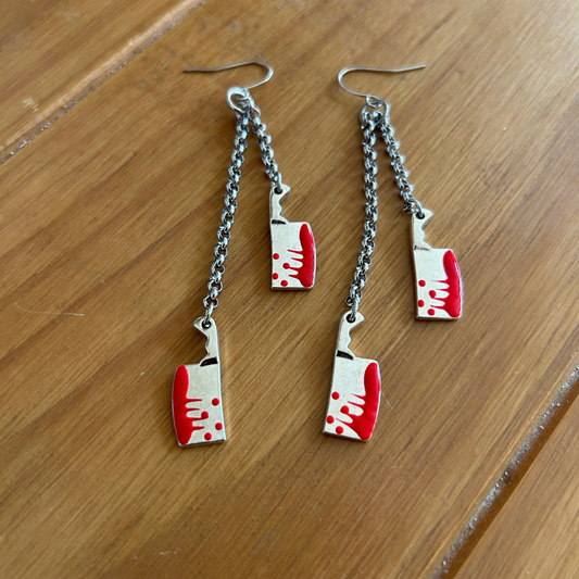 Cleaver Fidget Earrings