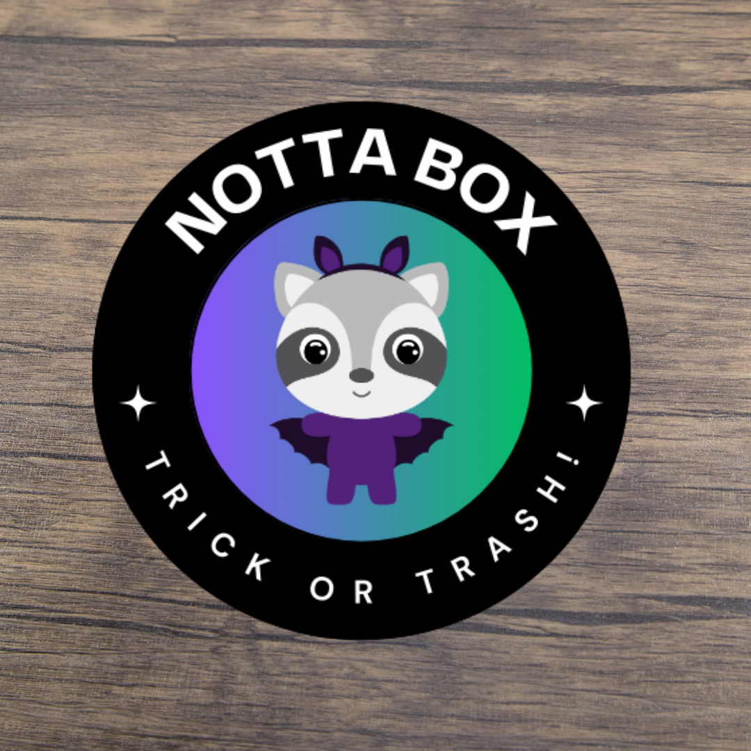 Notta Box Trick Or Trash Sticker (2023)
